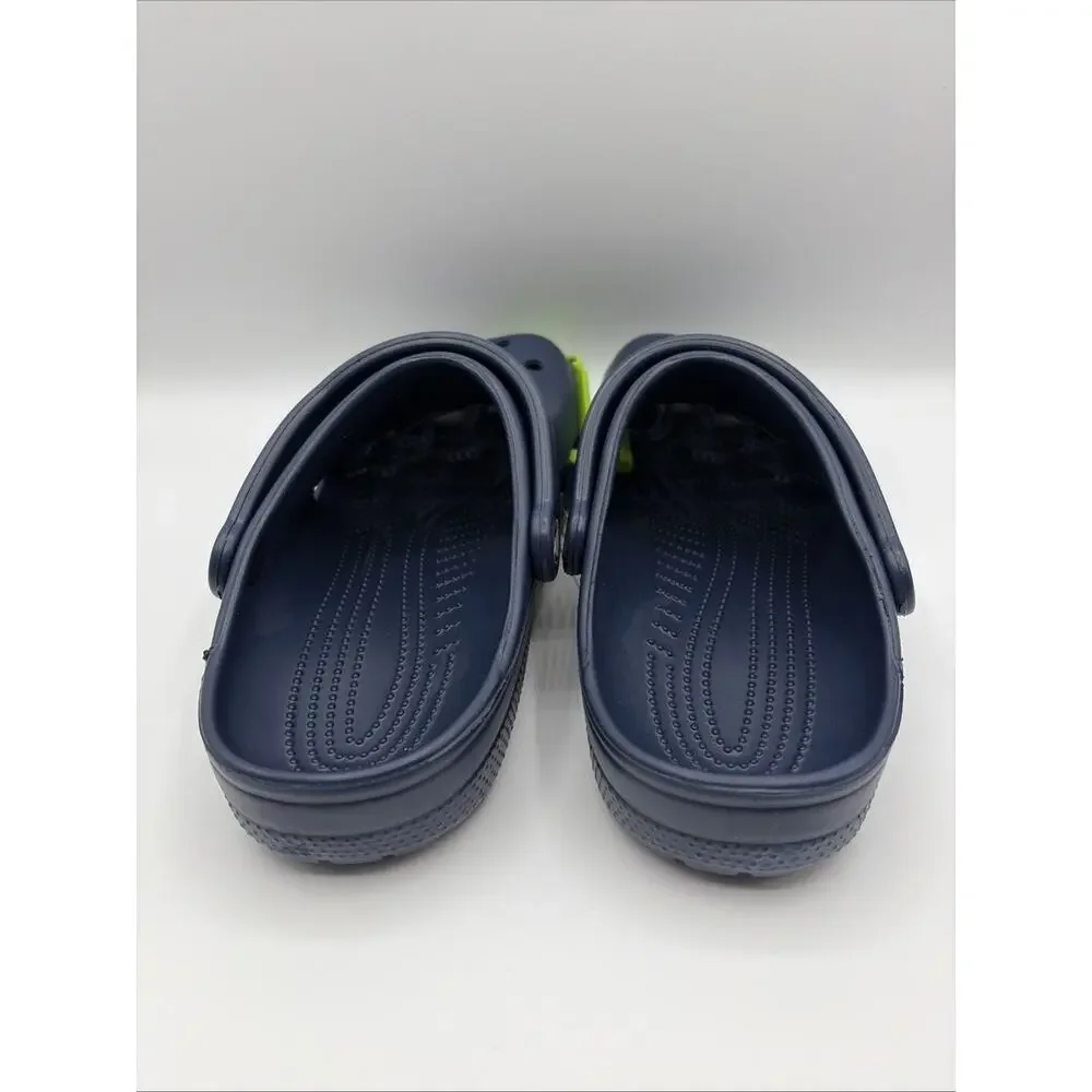 Crocs Blue Kids Classic Clog 206991 Size J4 Youth 4 Slip On NWT w 4 Jibbitz